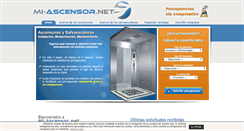 Desktop Screenshot of mi-ascensor.net